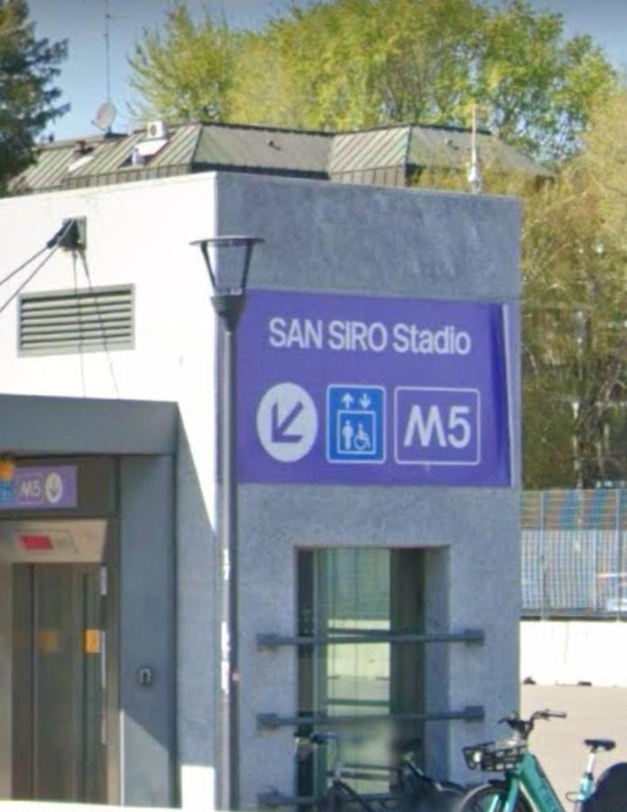 Camera Doppia A 700 Metri Dallo Stadio Cir 015146 Milánó Kültér fotó