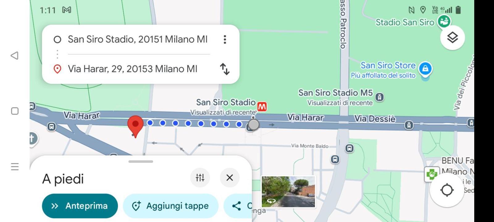 Camera Doppia A 700 Metri Dallo Stadio Cir 015146 Milánó Kültér fotó